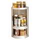 Rotating spice rack kitchen countertop