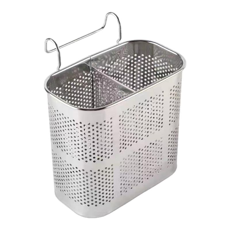 304 stainless steel chopstick barrel wall-mounted chopstick cage