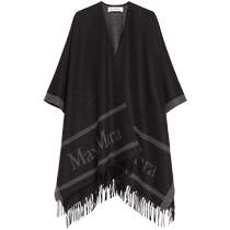 (Chinese Valentines Day gift) MaxMara 2024 early autumn new womens sheep wool printed shawl 4736054106