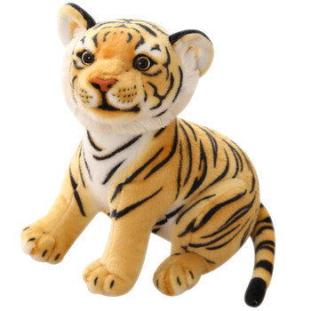 Tiger Doll ປີຂອງ Tiger Mascot Doll Plush Toy Simulation White Tiger Doll ຂະຫນາດນ້ອຍ Siberian Tiger ຂອງຂວັນປີໃຫມ່