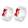 Koulimi large couple ring DIY engraving