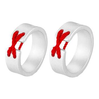 Koulimi large couple ring diy engraving