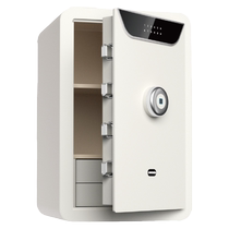 2024 Deli household safe fingerprint password safe office home can be put into the cabinet into the wall thick lock bolt storage type bedside safe box height 30 45 60cm