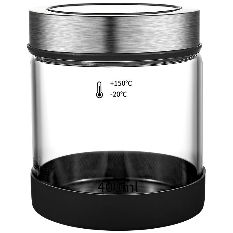 Household kitchen glass visible sealed jar