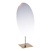 High-end light luxury European retro cosmetic mirror desktop high-definition single-sided mirror desktop simple modern beauty mirror