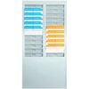 Attendance card holder punch card holder 24-bit card holder