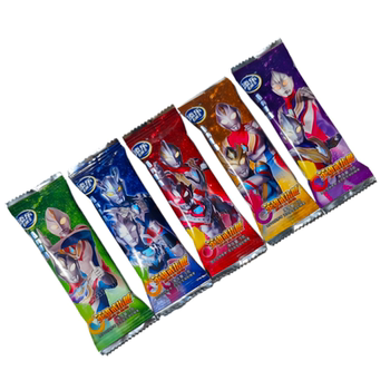 Timle cartoon king ultraman hero style ring gummy mixed fruit flavor qq candy