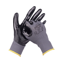 Ansir protective gloves work wear resistant anti - slip latex rubber nitrile site work male