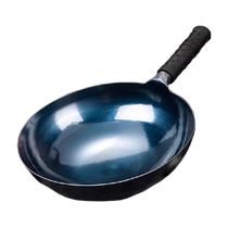 Zhangqiu Fried Vegetable Pan Handmade Iron Pan Official Flagship Traditional Old Iron Boiler Home without coating Non-stick Pan