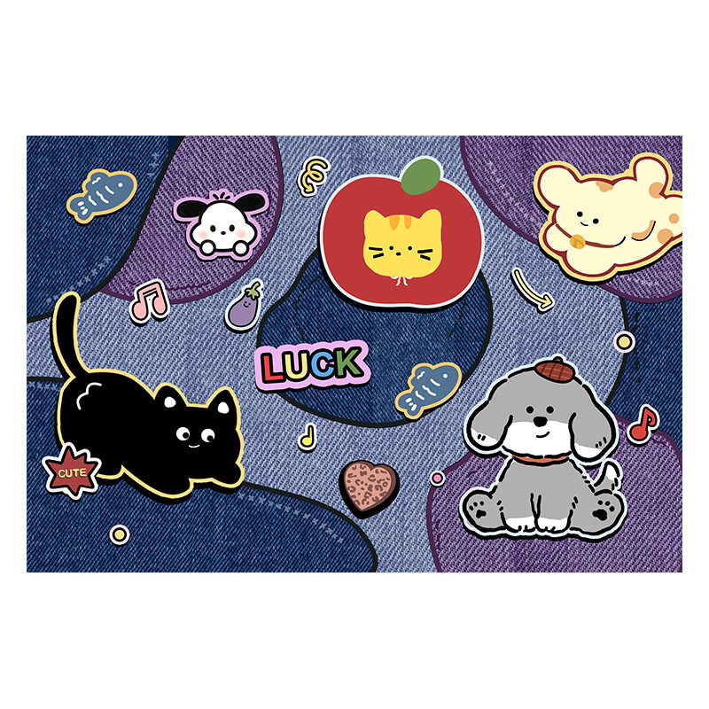 Cute cartoon bay window cushion plush cushion suitable for all seasons