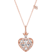 Lukfook Jewelry Diamond Necklace Gift of Joy Series Sweetheart 18K Clavicle Chain Chain Pricing GJ-30697