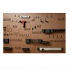 Magnetic perforated board custom size punch-free storage rack