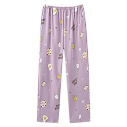 Langsha ພາກຮຽນ spring ແລະດູໃບໄມ້ລົ່ນແມ່ pajamas trousers ຝ້າຍບໍລິສຸດວ່າງບວກຂະຫນາດປັບ confinement ກາງເກງຫລັງເກີດ summer ເຮືອນ