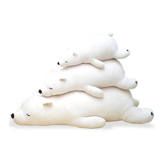 LIVHEART北极熊抱枕玩偶公仔毛绒玩具睡觉抱趴趴熊娃娃新年礼物女