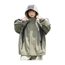 Yibeitong Childrens Clothing Boys Autumn Jacket 2024 Middle and Large Children Autumn Three-in-One Spring and Autumn Style Detachable Jacket