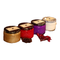 Small relief aromatherapy candle main home decoration popular soy wax smokeless romantic glass creative air purification