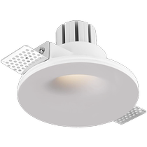 Gypse Lumière embarquée Imbriqué sans jantes Plasterboard Ceiling Lamp Lampe Inline Anti-glare Mie Eau ripple