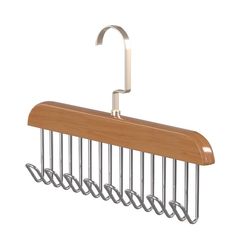 Clothes hanger storage artifact underwear camisole solid wood multi-functional home dormitory hook wave clothes drying rack