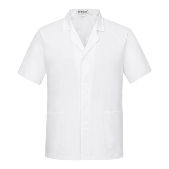 厨师工作服短袖男餐饮学校幼儿园食堂人员厨房厨师服长袖白色工装