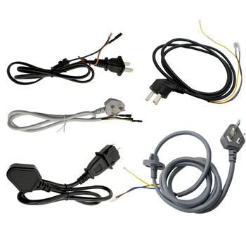 Three-core power cord, three-hole plug, pure copper wire, universal