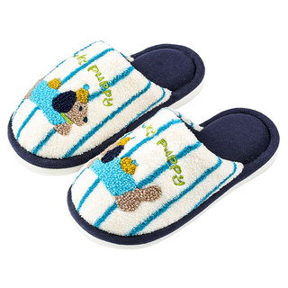 Happy mary boys slippers 2025 new children's cotton slippers winter girls kids indoor furry home shoes