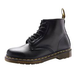 Crazy Customized 1460 Black 6 -hole Martin Boots Martycles Men's Short Boots Women Bangs Bangs Style Motor