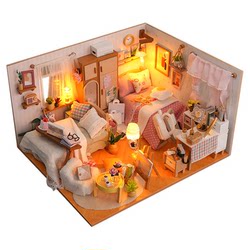 Graduation Gift, High School and College Entrance Exam Souvenir, Creative Birthday Gift for Girls, DIY Handmade Cabin Puzzle Toy