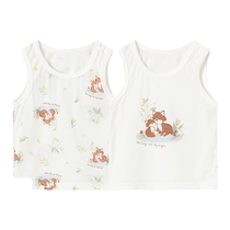 Tongtai Baby Vest Modal Cotton Summer Thin Mens and Womens Baby Clothes Underwear Camisole Tops 2 Pack