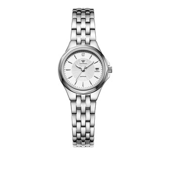 King's official authentic light luxury real diamond steel band watch