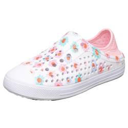 Skechers girls' shoes, toe-toe sandals, summer one-foot hole-in-the-wall shoes, hollow breathable boys' beach shoes, big children's shoes