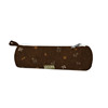 Print what you want, original pony and flower pencil bag, versatile, kindergarten, first grade, junior high school students, primary school students, children's canvas, high-looking, ins-style New Year's gift, niche non-colliding striped pencil case