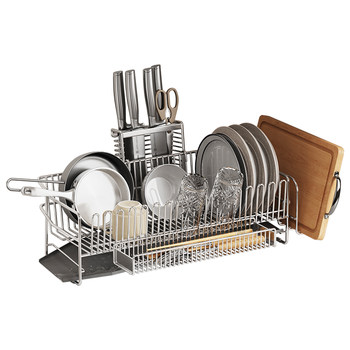 304 stainless steel kitchen dish rack drain rack countertop storage rack drying rack pool bowl chopstick bowl plate storage rack storage rack
