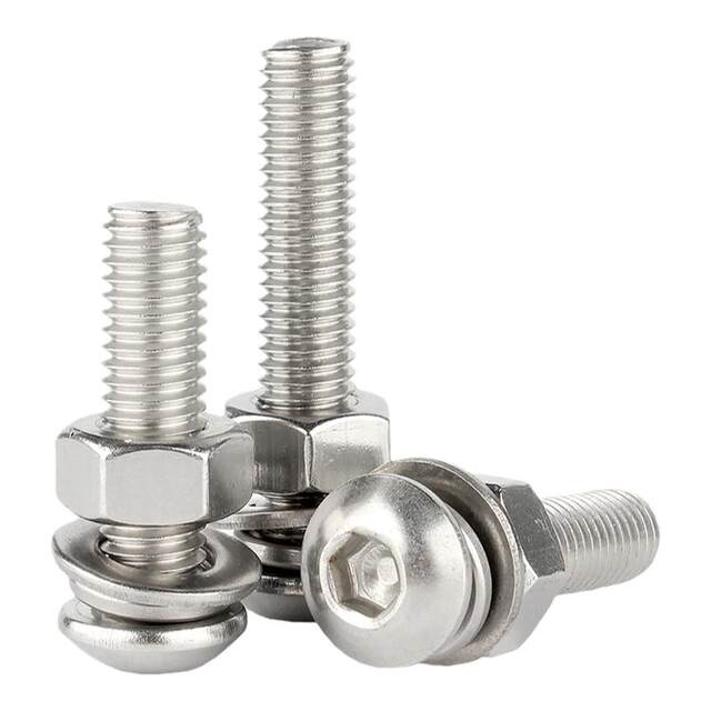 Round head hexagonal set