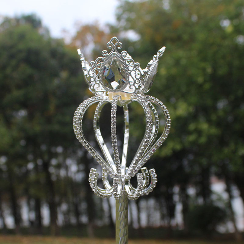 Metal Hollow Magic Wand Performance Props Fairy Wand Goddess Beauty Pageant Scepter Adult and Children Catwalk Magic Wand