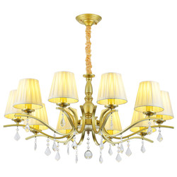 American-Style Chandelier, Retro Light Luxury, Living Room, Bedroom, Dining Room, Crystal, European Style, Elegant, Simple, Modern, Rural and Pastoral Lighting Fixtures
