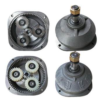 ສາມລໍ້ມໍເຕີ gearbox ປະກອບເກຍ dc