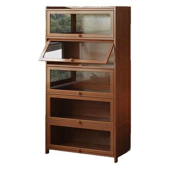 Bookshelf storage rack floor door