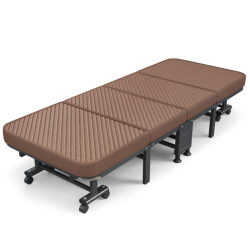 Ruishida Office Folding Bed, Nap Time Essential, Home Recliner, Hospital Companion, Rattan Simple Camp Bed