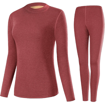 Antarctic thermal underwear for middle-aged and elderly women velvet and thickened mens thermal autumn clothes and long trousers set as base layer for winter