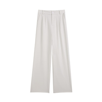 High waist narrow version of drooping small suit pants for women