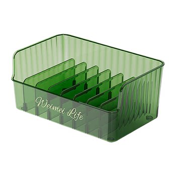Condiment jar storage box home kitchen high-end spice multi-grid plate all-in-one artifact condiment jar storage rack