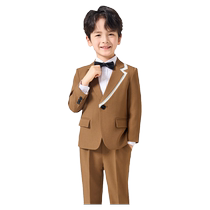 Luo Meng Childrens Suit 2024 New Boy Host Flower Girl Suit Piano Performance Birthday Dress