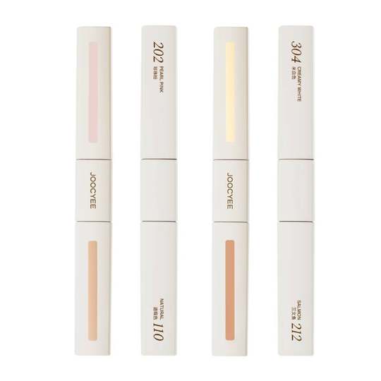 JOOCYEE Enzyme Color Corrector Corrector de doble punta Líquido iluminador que hincha las ojeras y las marcas de acné