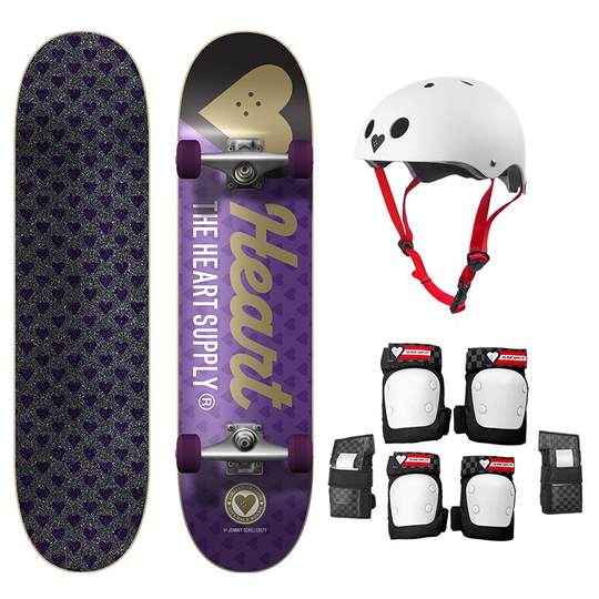 Heart Maple Beginner Pro Skateboard Set