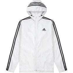 Adidas Adidas White Sweato Jacket Male 2024 Spring New Trench Covered Big Wicker Large Skin Skin Skin