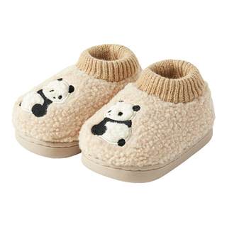 Nidobear baby winter heeled cotton shoes with drawstring to keep warm