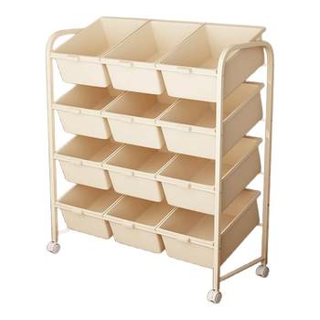 Multi-layer storage trolley