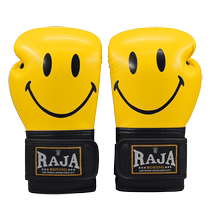 raja boxing gloves professional womens adult boxing gloves Sanda fighting training childrens boxing gloves sandbag bag