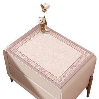 American bedside table mat bedroom waterproof oil-proof anti-scalding leather table mat washing machine cover pad refrigerator dustproof cover cloth American bedside table mat bedroom waterproof oil-proof anti-scalding leather table mat washing machine cover pad refrigerator dustproof cover cloth