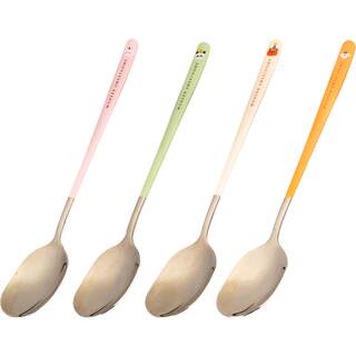 摩登主妇食品级316不锈钢儿童汤勺子个人专用家用高档精致喝汤匙